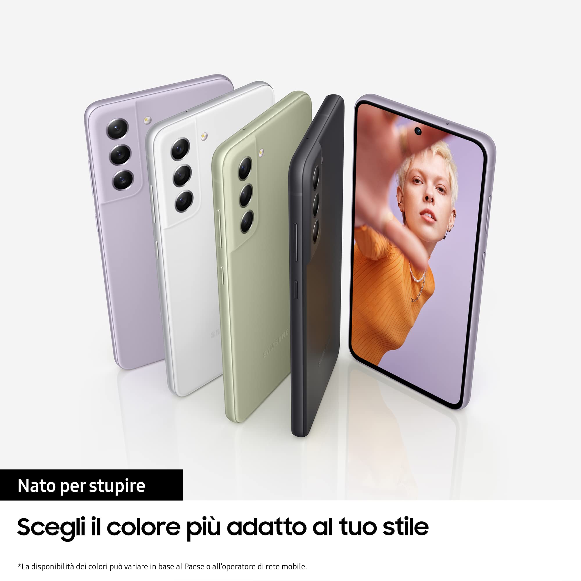 Samsung Galaxy S21 Fe 5G, Dual, 128GB 6GB Ram, Lavender : Amazon